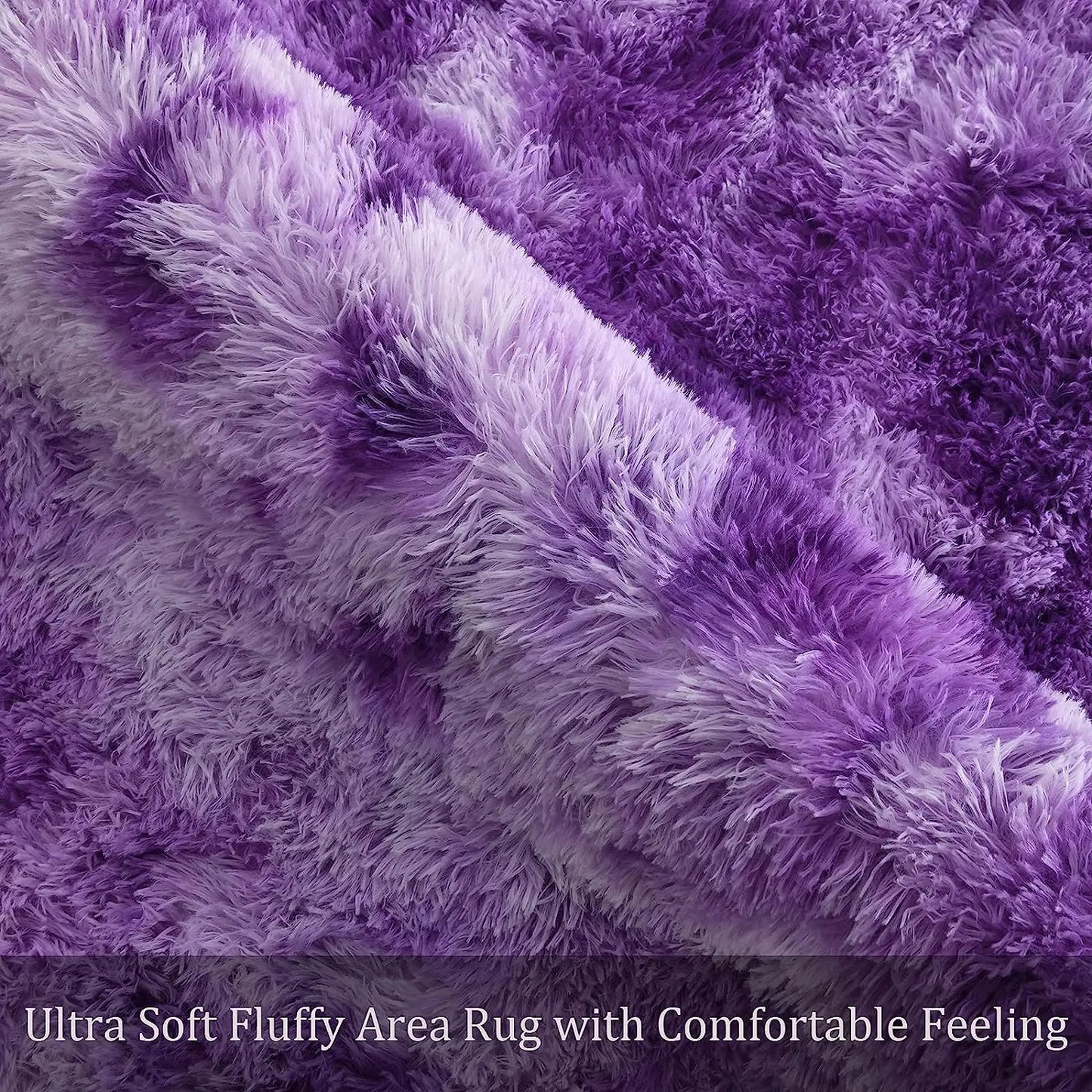 Fluffy Shaggy Rug Dorm Carpet Area Rug for Kids Room Living Room Soft Shaggy Nursery Rug Furry Floor Carpet Modern Decor Cute
