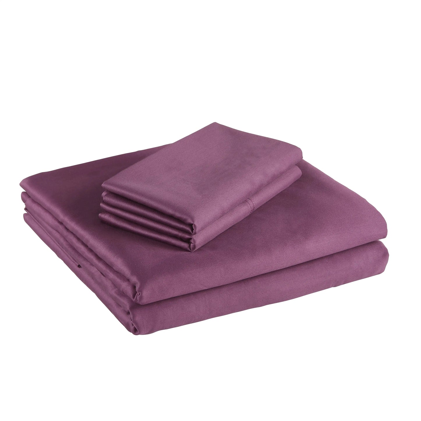 Better Homes & Gardens 300 TC 100% Cotton, Full Bed Sheet Set, Purple Sand